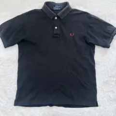 FRED PERRY ポロシャツ ブラック Lサイズ - メルカリ