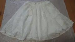 earthmusic&ecology フラワーレースミニスカート