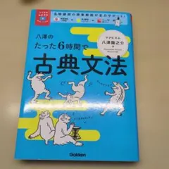 【お値下げ不可】八澤のたった6時間で古典文法