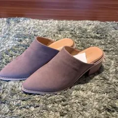 新品未使用　AZUL ベージュ ミュール Lサイズ