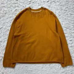 【美品】PAL'LAS PALACE クルーネックニットプルオーバー　イエローのサムネイル