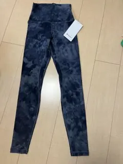 ルルレモンAlign SR Pant 28" ダークグレータイダイ サイズ4