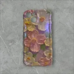 【新品未使用】レトロ油絵電話ケース iphone 15