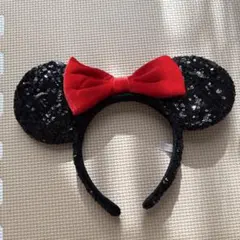 ミニー　スパンコールカチューシャ