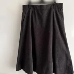 GU 3XLダークグレー フレアスカート