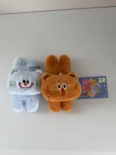 ぬいぐるみマスコット 2体セットカプセルトイのびーず