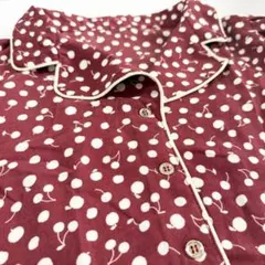 さくらんぼ柄 パジャマ 3点セット M 半袖 ショートパンツ シュシュ付のサムネイル