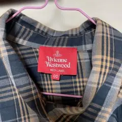 美品✨ヴィヴィアンウエストウッド　ボウタイ　チェック　ブラウス　ロゴ刺繍 美品✨ヴィヴィアンウエストウッド ボウタイ チェック ブラウス ロゴ刺繍