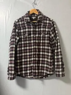 UNIQLO 裏ボアシャドーチェックウエスタンシャツ
