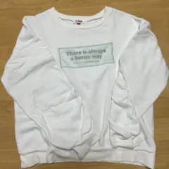 ピンクラテ 裏起毛 スウェットXS/150