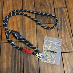 topologie ショルダーストラップ ブラック/ホワイト 8mm