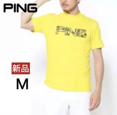 【新品】PING／ハイネック／モックネック／半袖／Ｍサイズのサムネイル
