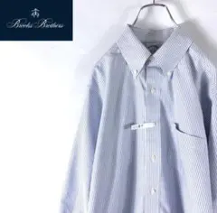 Brooks Brothers ストライプ 長袖シャツ 15-32