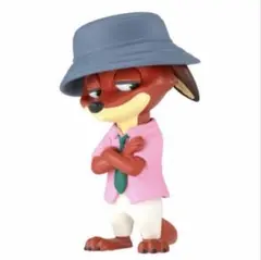 ズートピア　ならぶんです　ニック 　ニック・ワイルド フィギュア　カプセルトイ