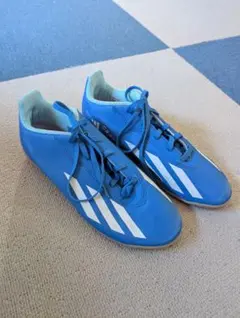 adidas サッカーシューズ 青 室内履き　crazyfast 24cm