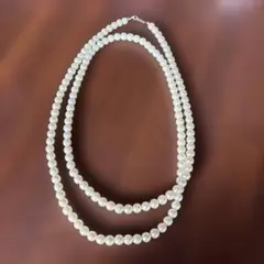 パールネックレス　ロング