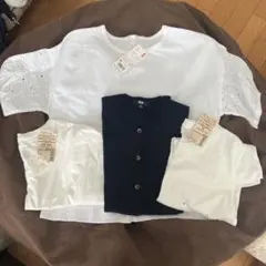 【新品未使用・訳あり】　カーディガン等４点　６千円相当