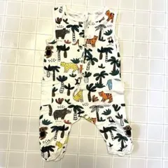 【H&M】アニマル柄ロンパース　74のサムネイル