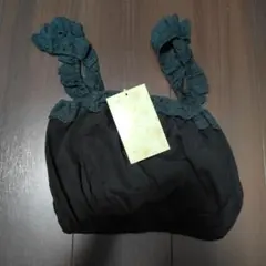 Himary 肩レースフリルコットンキャミソールトップス　新品タグ付き