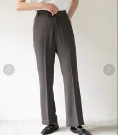LOWERYS FARM センタープレス カラーフレアパンツ Mサイズ
