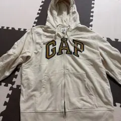 GAP ジップアップパーカー アイボリー