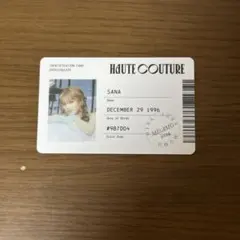 MISAMO HAUTE COUTURE サナ IDカード トレカ