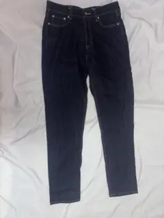 AZUL ダークブルー ストレートデニム