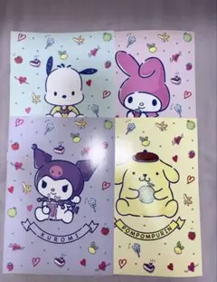 サンリオキャラクターズ ノート 4種セットのサムネイル