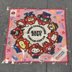 大阪関西万博 × サンリオミャクミャク ミニタオル　ハンカチ
