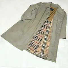 バーバリーズ ステンカラーコート　ライナー付き　ノバチェック