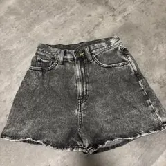 WEGO デニムショートパンツ Sサイズ ブラック ハイウエスト レディースのサムネイル