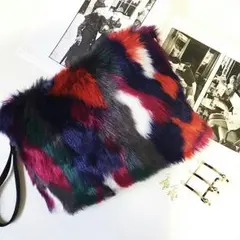 ミックスファークラッチファーバッグ 2way