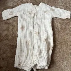 クマのプリントロンパース 50-70cm