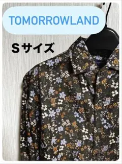 【美品】TOMORROWLAND 花柄 長袖シャツ　M相当