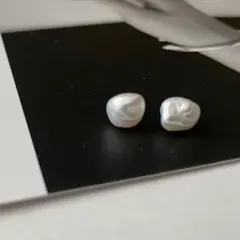 #149 バロック淡水パールピアス