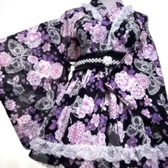 727⑦浴衣ドレス 地雷系 量産型 姫ギャル ロリータ 大人 ♡帯付き