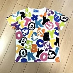東京ディズニーリゾート限定　カラフルロゴ　キッズTシャツ