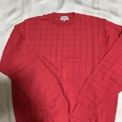 LANVAN ニット ゴルフウェア セーター L ピンク シルク