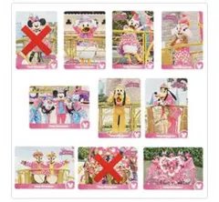 ディズニーパルパルーザ ミニファン コレクションカード 8枚セット