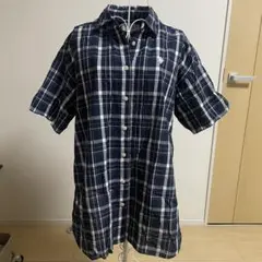 U.S. POLO ASSN. チェック柄 半袖 シャツチュニック着回し1333のサムネイル