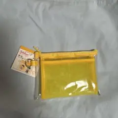 推し色 クリアポーチ イエロー