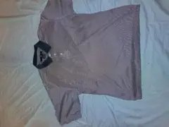 ★TW タイガー・ウッズ　サイズ L 赤と白のストライプ ポロシャツ★