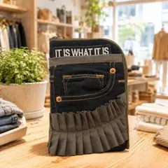 デニムリメイク】スマホショルダー ショルダーウォレット 長財布