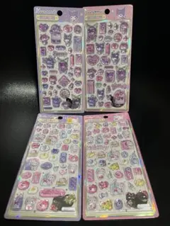 【感謝セール】正規品ハローキティボンボンドロップシール海外限定シール4枚セット
