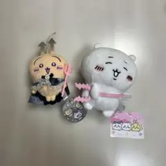 新品未使用タグ付ちいかわヤーぬいぐるみ大きめマスコットうさぎ天使てんし悪魔あくま