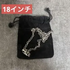 18インチ ペーパーチェーン ネックレス シルバー アクセサリー クロムハーツのサムネイル