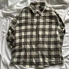 トップバリュ 綿100% 長袖ネルシャツ チェック　カジュアル　寝巻
