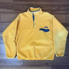 ダ*ム様 パタゴニア マンゴー イエロー スナップT カナダ製Patagonia