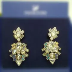 スワロフスキー Swarovski Nocturne Drop ピアス - メルカリ
