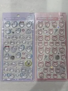 ボンボンドロップ ちいかわ　第二弾　モモンガ、古本屋2枚セット